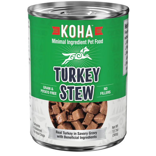 Koha Minimal Ingredient Turkey Stew for Dogs