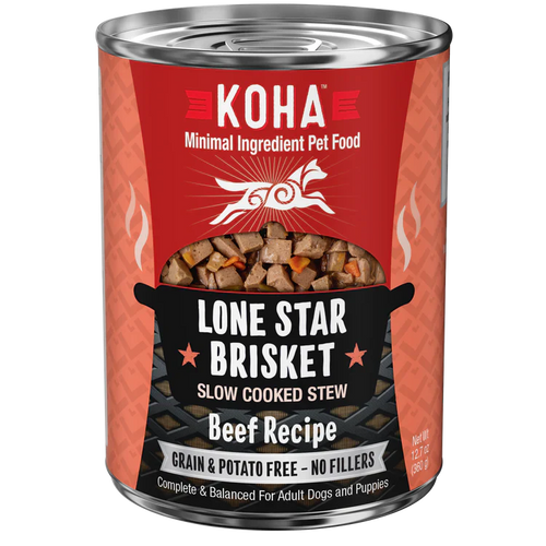 Koha Lone Star Brisket Slow Cooked Stew Beef Recipe for Dogs