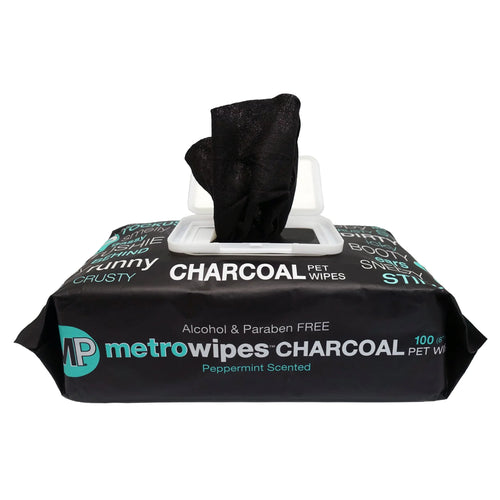 Metro Paws Metro Wipes Charcoal Peppermint