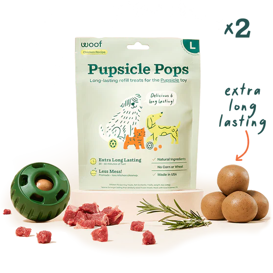 Woof Pupsicle Chicken Pops Refill