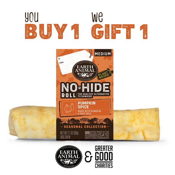 Earth Animal No-Hide Seasonal Collection Pumpkin Spice Rolls