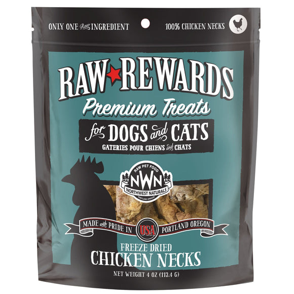 Northwest Naturals Freeze Dried Chicken Necks 4oz