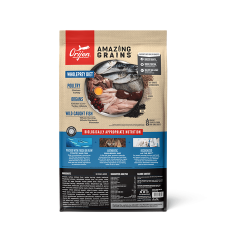 ORIJEN Amazing Grains Original High Protein Dry Dog Food