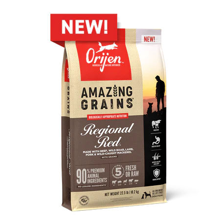 ORIJEN Amazing Grains Regional Red Dry Dog Food