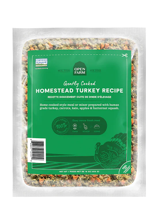 Open Farm Homestead Turkey Gently Cooked Recipe