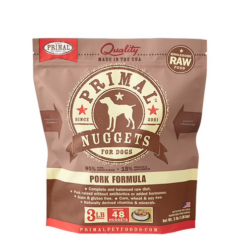 Primal Canine Frozen Raw Pork