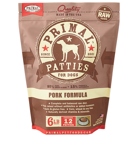 Primal Canine Frozen Raw Pork