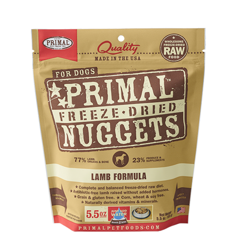 Primal Canine Freeze Dried Lamb