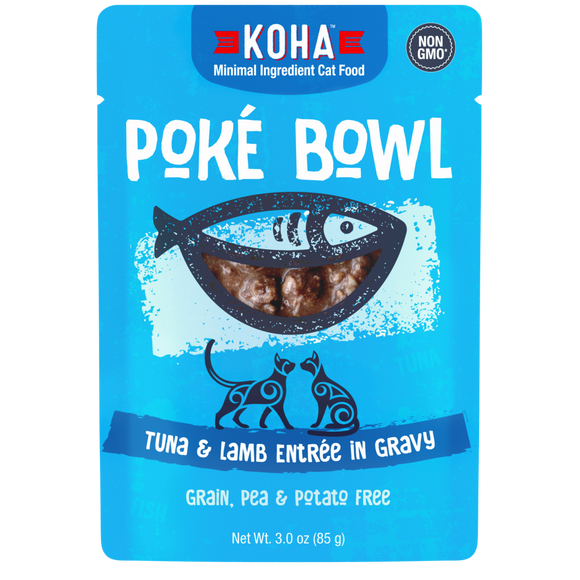 Koha Poké Bowl Tuna & Lamb Entrée in Gravy for Cats (3-oz)