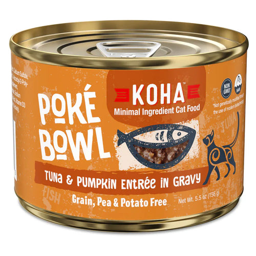 Koha Poke Bowl Tuna & Pumpkin Entree Wet Cat Food