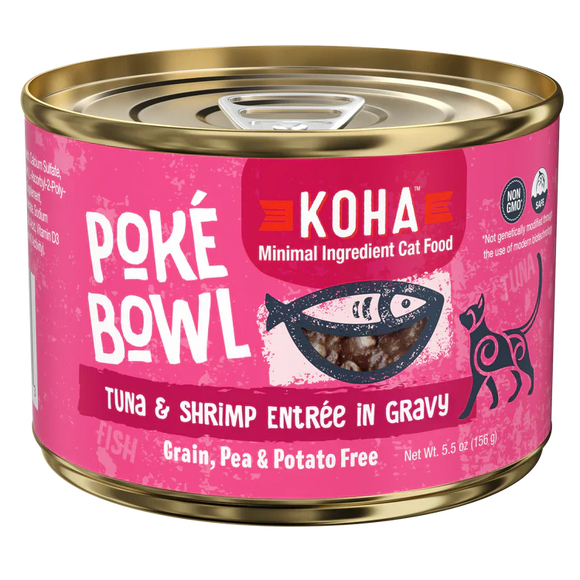 Koha Poke Bowl Tuna & Shrimp Entree Wet Cat Food