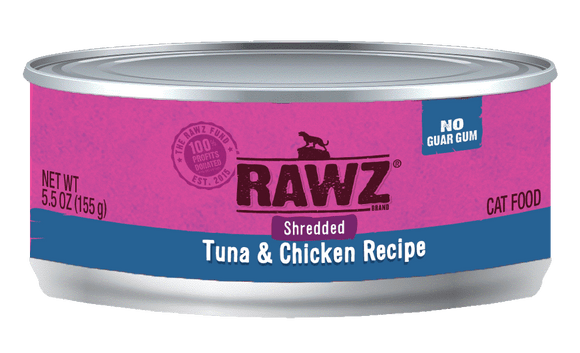 RAWZ Shredded Tuna & Chicken Canned Cat Food