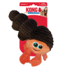 Kong Cuteseas Rufflez Dog Toy Hermit Crab SM/MD