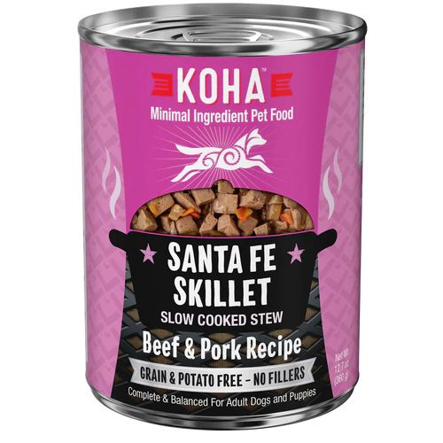 Koha Santa Fe Skillet Slow Cooked Stew Beef & Pork Recipe for Dogs