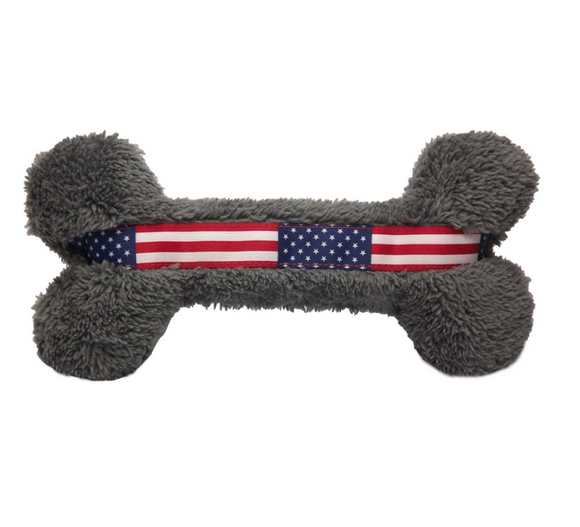 Cycle Dog Duraplush Bone-Stars & Stripes