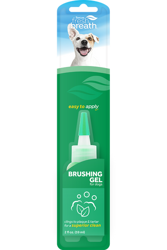 TropiClean Fresh Breath Dental & Oral Care Brushing Gel for Pets