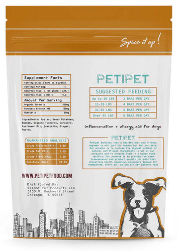 PETIPET Turmeric Bars for Dogs