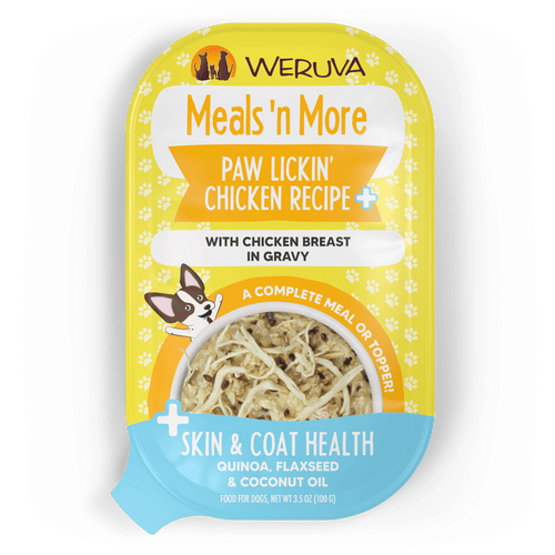 Weruva Meals 'n More  Paw Lickin' Chicken Recipe Plus with Chicken Breast in Gravy for Dogs