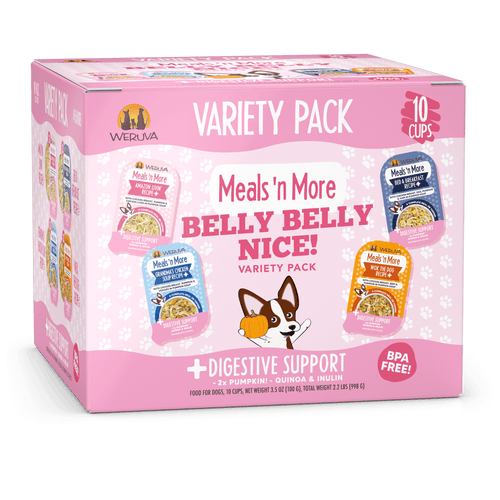 Weruva Meals 'n More Belly Belly Nice! Digestive Support Variety Pack Dog Food