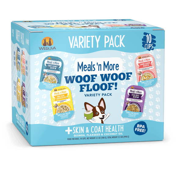 Weruva Meals 'n More Woof Woof Floof! Variety Pack Wet Dog Food