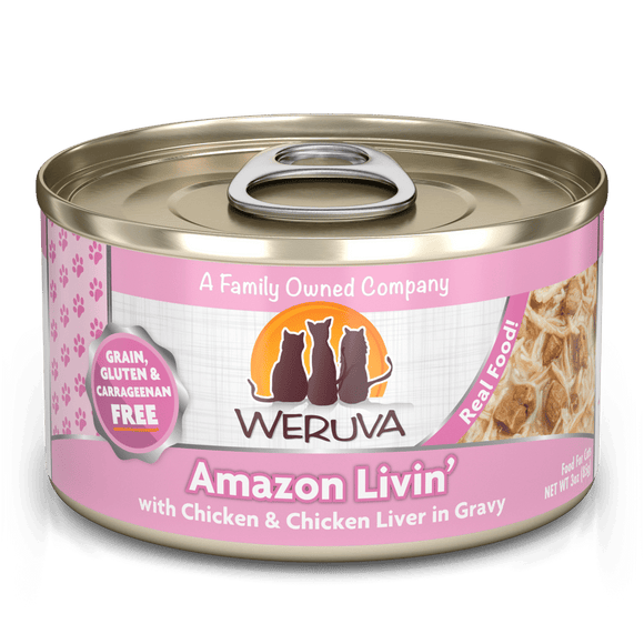 Weruva Amazon Livin' with Chicken & Chicken Liver in Gravy