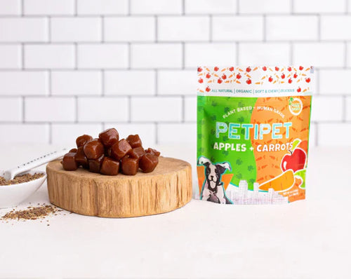 PETIPET Apples + Carrots Whole Food Dog Treats