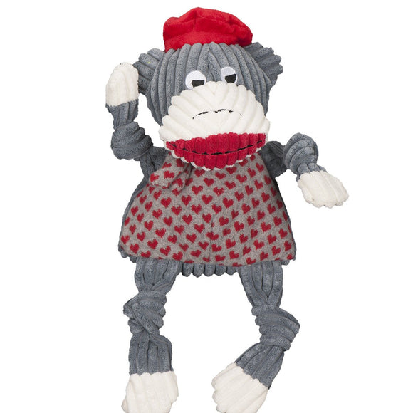 HuggleHounds Jean Claude Sock Monkey Knottie * (Small)