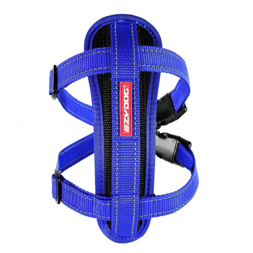 EzyDog Chest Plate Harness Blue