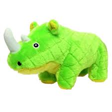 Mighty Rhinoceros Durable Plush Squeaky Dog Toy