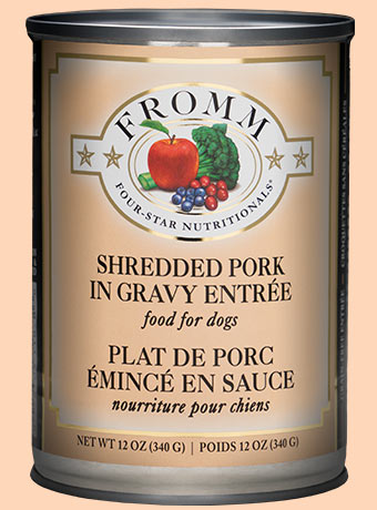 Fromm Four-Star Shredded Pork in Gravy Entrée Dog Food