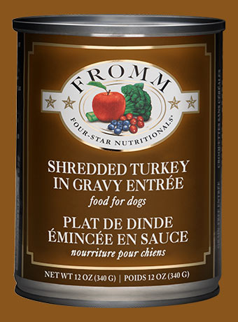 Fromm Four-Star Shredded Turkey in Gravy Entrée Dog Food