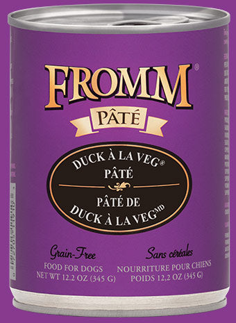 Fromm Grain-Free Duck À La Veg® Pâté Dog Food