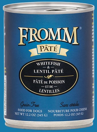 Fromm Grain-Free Whitefish & Lentil Pâté Dog Food