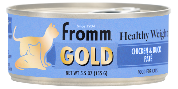 Fromm Gold Healthy Weight Chicken & Duck Pâté Cat Food (5.5 oz, Single Can)