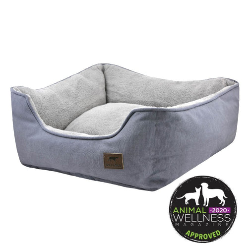 Tall Tails' Dream Chaser Charcoal Bolster Bed