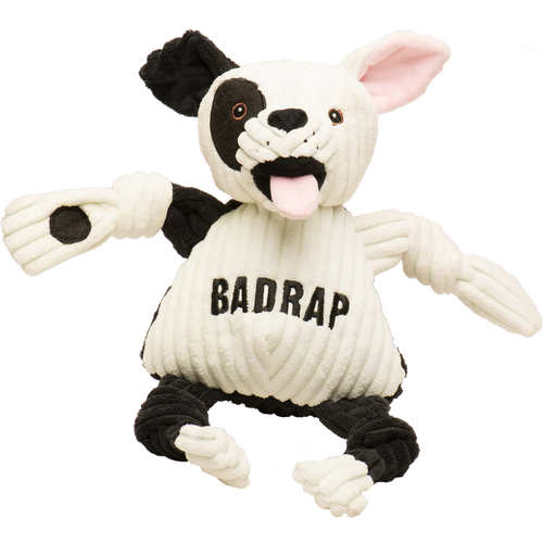 HuggleHounds BadRap, Jonny Justice Knottie Plush Dog Toy, Large