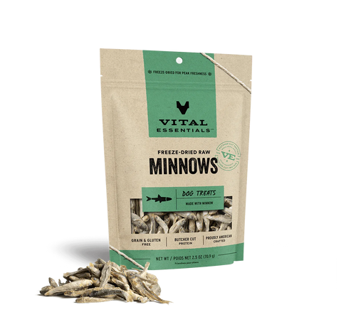 Vital Essentials Freeze-Dried Minnows Dog Treat