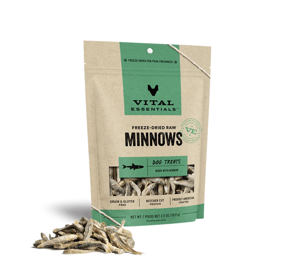 Vital Essentials Freeze-Dried Minnows Dog Treat