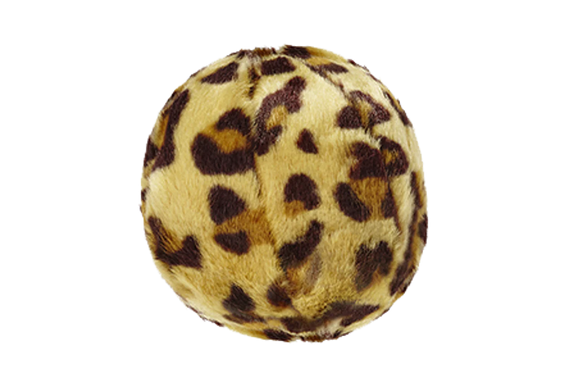 Fluff & Tuff Small Leopard Ball