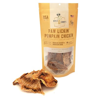 Mika & Sammy's Paw Lickin' Pumpkin Chicken Dog Treats