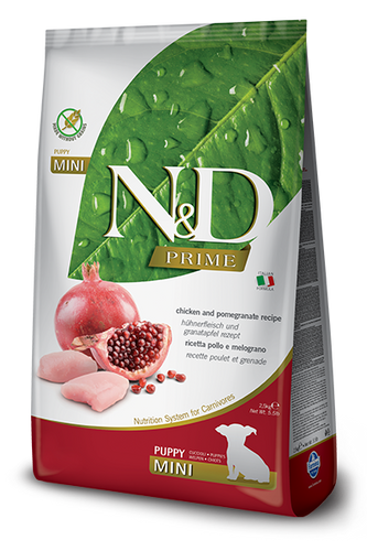 Farmina N&D Prime Formula Mini & Medium Chicken & Pomegranate Puppy Food