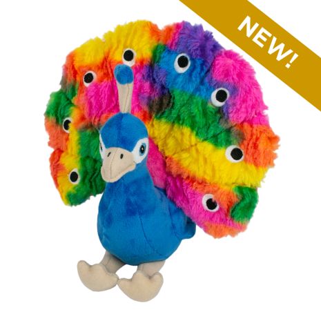 Tall Tails Squeaker Peacock 9in *