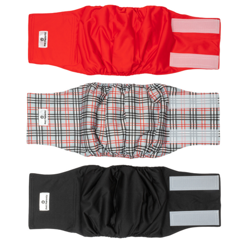 Pet Parents Plaid Belly Bands