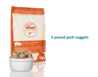 Steve's Real Food Frozen Raw Pork Diet for Dogs and Cats