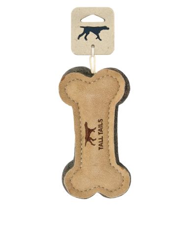 Tall Tails NATURAL LEATHER BONE TOY