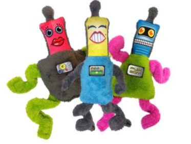 Cycle Dog Duraplush SpringyBots Dog Toy