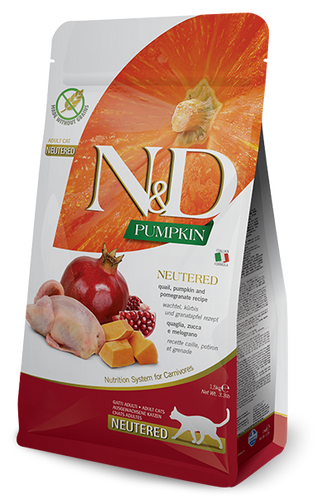 Farmina N&D Quail & Pumpkin Neutered Cat Food