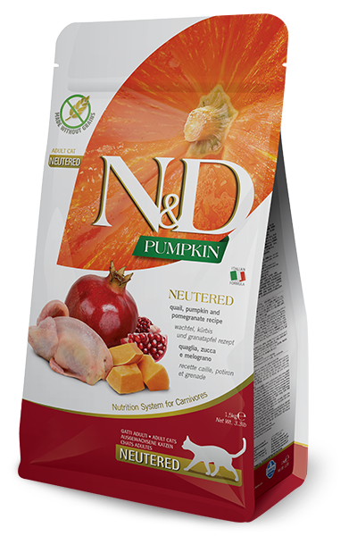 Farmina N&D Quail & Pumpkin Neutered Cat Food