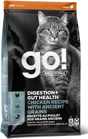 Petcurean Go! Digestion & Gut Health Chicken Dry Cat Food