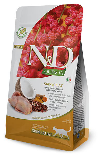 Farmina N&D Quinoa Skin & Coat Quail Cat Food